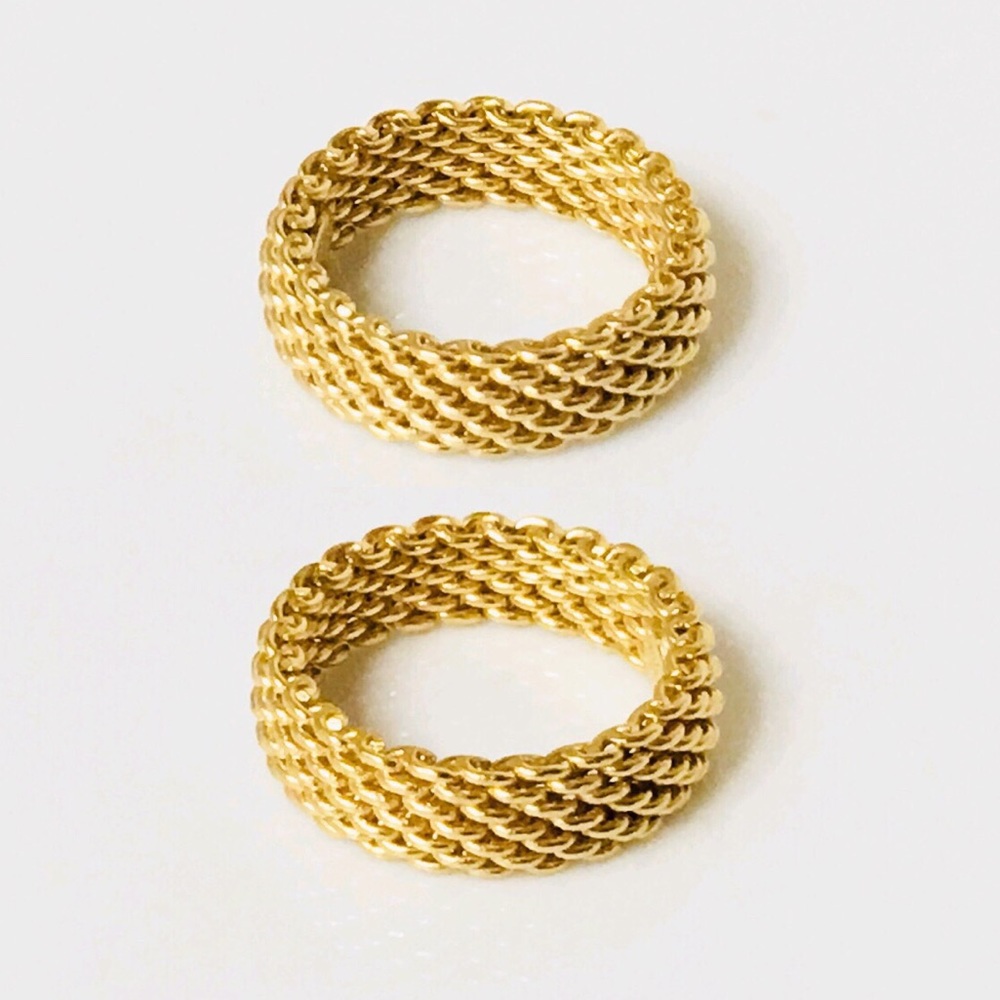 Tiffany & Co. 18k Gold 6mm Somerset Ring - Picture 2 of 6